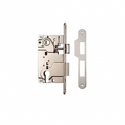 Замок межкомнатный Siba 10850 SN (механизм PZ) никель матовый