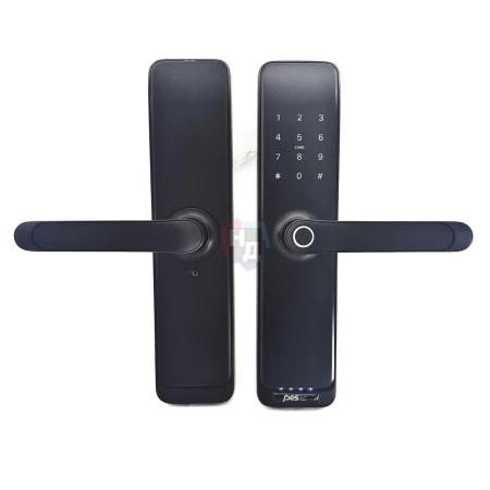 Умный замок PES Husky черный (Wi-Fi, отпечаток пальца, приложение, код, брелок, NFC, RFID-карта)
