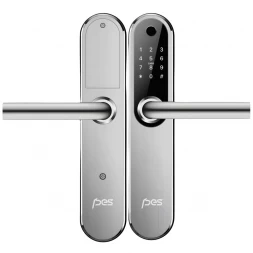 Умный замок PES Ben серый (отпечаток пальца, приложение, код, брелок, NFC, RFID-карта)