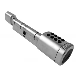 Смарт-цилиндр PES Cylinder 55x50T серый (отпечаток пальца, приложение, код, брелок, NFC, RFID-карта)