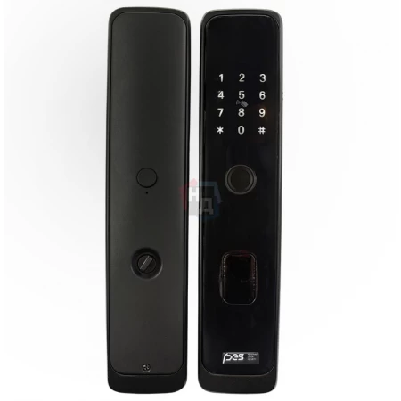 Умный замок PES Friend черный (отпечаток пальца, приложение, код, брелок, NFC, RFID-карта)