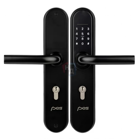 Умный замок PES Ben 2 черный (отпечаток пальца, приложение, код, брелок, NFC, RFID-карта)