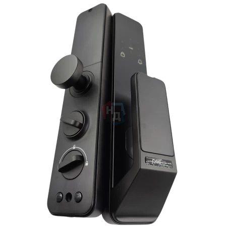 Умный замок PES Boxe черный (отпечаток пальца, приложение, код, брелок, NFC, RFID-карта)