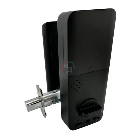 Умный замок PES One Black черный (отпечаток пальца, приложение, код, брелок, NFC, RFID-карта)