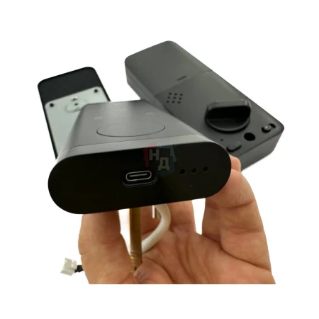 Умный замок PES One Black черный (отпечаток пальца, приложение, код, брелок, NFC, RFID-карта)