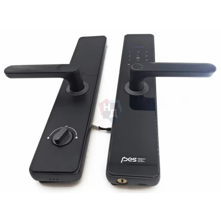 Умный замок PES Patron черный (Wi-Fi, отпечаток пальца, приложение, код, брелок, NFC, RFID-карта)