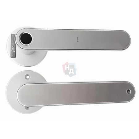 Умный замок PES Hand серый (отпечаток пальца, приложение, код, брелок, NFC, RFID-карта)