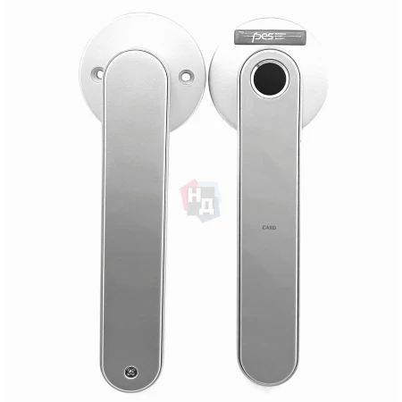 Умный замок PES Hand серый (отпечаток пальца, приложение, код, брелок, NFC, RFID-карта)