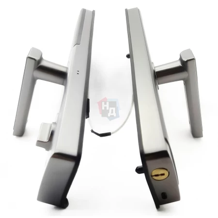 Умный замок PES Lex серый (Wi-Fi, отпечаток пальца, приложение, код, брелок, NFC, RFID-карта)