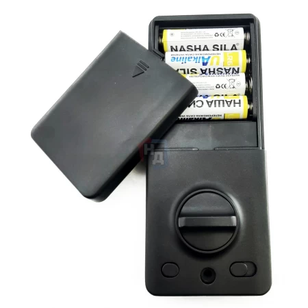 Умный замок PES Good черный (отпечаток пальца, приложение, код, брелок, NFC, RFID-карта)