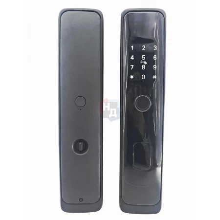 Умный замок PES Friend черный (отпечаток пальца, приложение, код, брелок, NFC, RFID-карта)