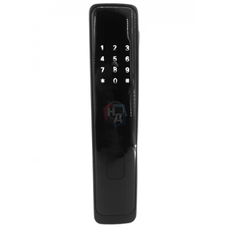 Умный замок PES Friend черный (отпечаток пальца, приложение, код, брелок, NFC, RFID-карта)