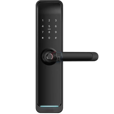 Умный замок PES Husky черный WC (Wi-Fi, отпечаток пальца, приложение, код, брелок, NFC, RFID-карта)