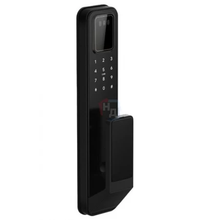 Умный замок PES Boxer черный (Face ID, отпечаток пальца, приложение, код, брелок, NFC, RFID-карта)