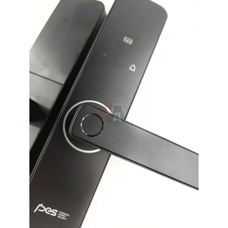Умный замок PES Mini черный (отпечаток пальца, приложение, код, брелок, NFC, RFID-карта)