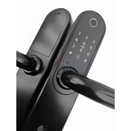 Умный замок PES Ben 2 черный (отпечаток пальца, приложение, код, брелок, NFC, RFID-карта)