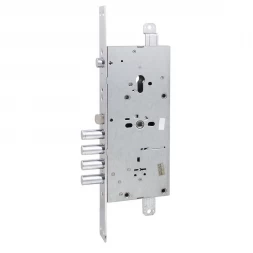 Замок врезной Comit CM-21437 двухсистемный хром