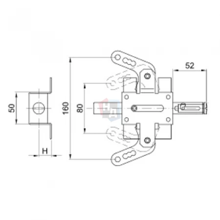 Девиатор дверной Cipierre 425/19