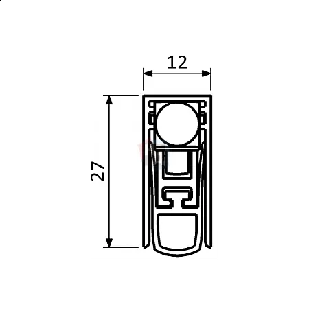 Автоматический выдвижной порог SIPAM MOD 103SF30 100-80см