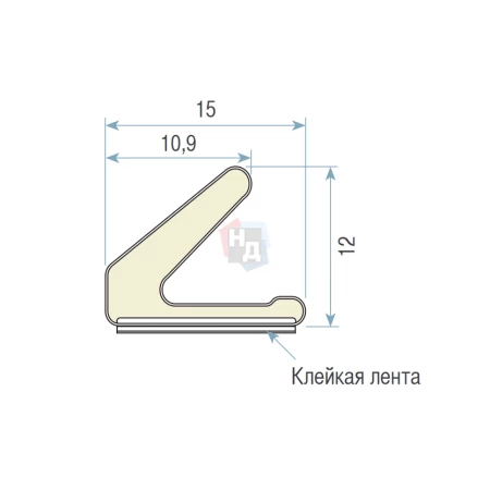 Уплотнитель Schlegel QL 3121 коричневый