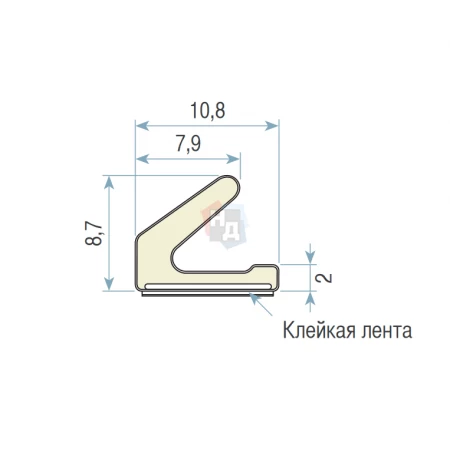 Уплотнитель Schlegel QL 3116 коричневый