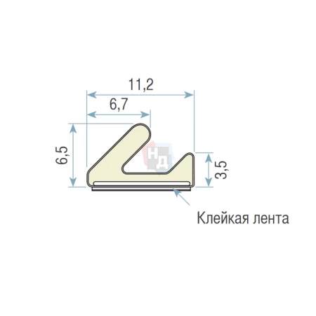 Уплотнитель Schlegel QL 3117 белый