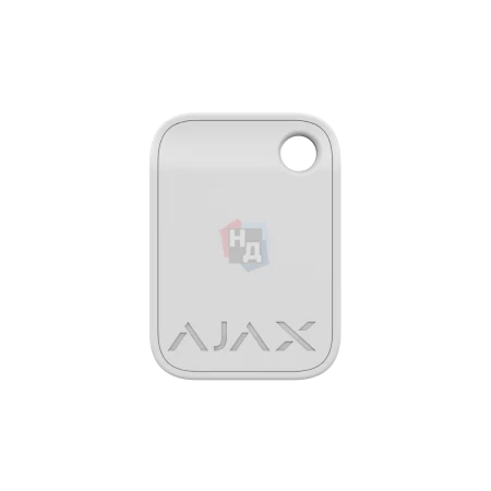 Комплект бесконтактных брелков Ajax Tag (100шт) белый
