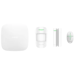 Стартовый комплект Ajax StarterKit Plus (Hub Plus + MotionProtect + DoorProtect + SpaceControl) белый
