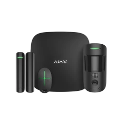 Стартовый комплект Ajax StarterKit Cam (Hub 2 + MotionCam + DoorProtect + SpaceControl) черный