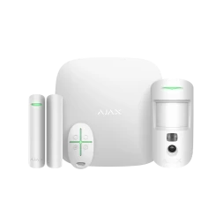 Стартовый комплект Ajax StarterKit Cam (Hub 2 + MotionCam + DoorProtect + SpaceControl) белый