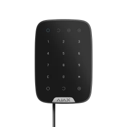 Проводная сенсорная клавиатура Ajax KeyPad Fibra черный
