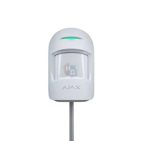 Проводной датчик движения Ajax MotionProtect Fibra белый