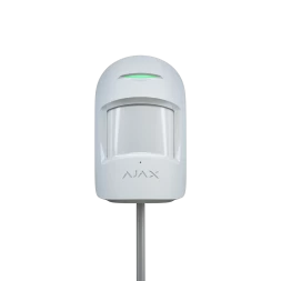 Проводной датчик движения и разбития стекла Ajax CombiProtect Fibra белый