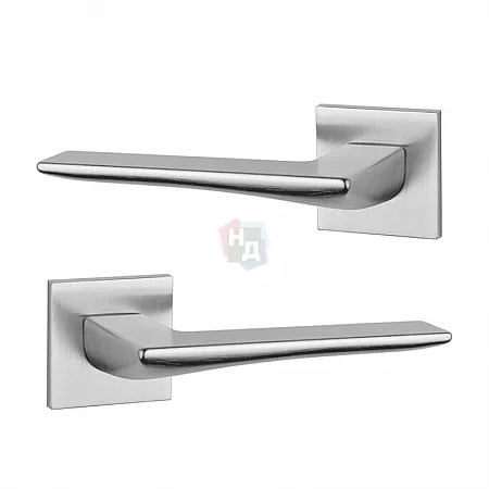 Дверная ручка Aprile Iris Q 5S 96 хром матовый
