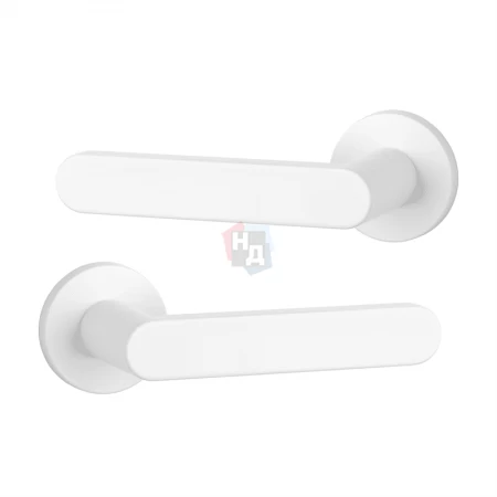 Дверная ручка Aprile Alora R 7S белый матовый