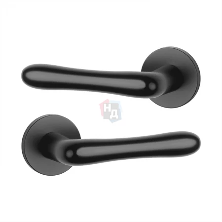 Дверная ручка Aprile Cynia R 7S AT черный матовый