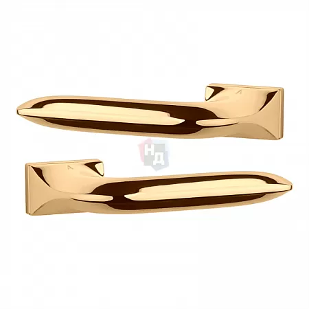 Дверная ручка Aprile Gladiola RTH 7S полированная латунь PVD