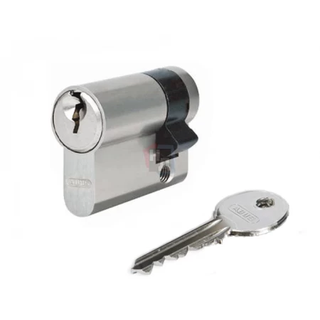 Цилиндр Abus E50 (E45) 40 (30x10) ключ-половинка никель