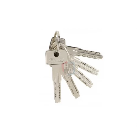 Цилиндр Abus D15 90 (45x45T) ключ-тумблер никель