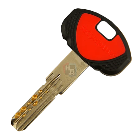 Цилиндр Securemme K2 60 (30x30T) ключ-шток латунь