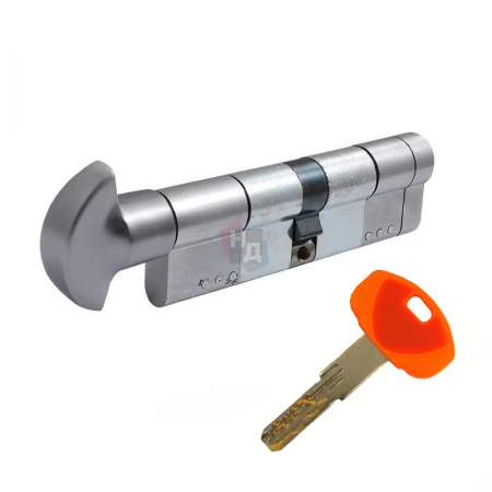Цилиндр Securemme K64 90 (45x45T) ключ-тумблер хром