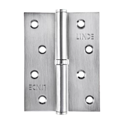 Петля дверная врезная Linde H-100R MC 100*75*2.5 хром матовый