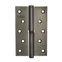 Петля дверная врезная Linde H-120L MA 125*75*2.5 антрацит матовый