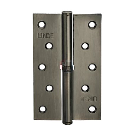 Петля дверная врезная Linde H-120L MA 125*75*2.5 антрацит матовый