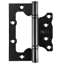 Петля дверная накладная Linde HB-100 BLACK 100*77*2.5 черный