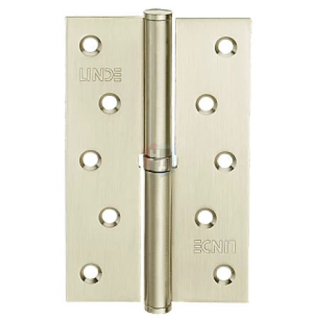 Петля дверная врезная Linde H-120L SN 125*75*2.5 никель матовый