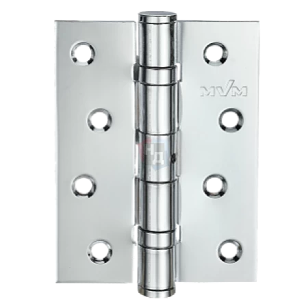 Петля дверная врезная MVM HE-100 CP 100*75*3 хром полированный