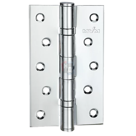 Петля дверная врезная MVM HE-120 CP 125*75*3 хром полированный
