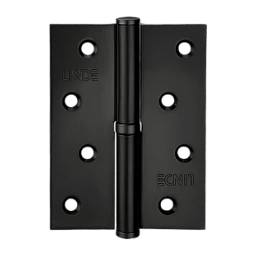 Петля дверная врезная Linde H-100L BLACK 100*75*2.5 черный