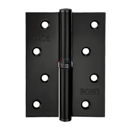 Петля дверная врезная Linde H-100R BLACK 100*75*2.5 черный